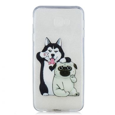 Силіконовий (TPU) чохол Deexe Pretty Glossy для Samsung Galaxy J4+ (J415), Husky and Shar Pei