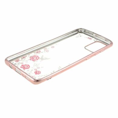 Силиконовый (TPU) чехол Deexe Shiny Cover для Samsung Galaxy A71 (A715) - Rose Gold
