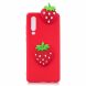Силіконовий (TPU) чохол UniCase 3D Cartoon Pattern для Samsung Galaxy A70 (A705) - Strawberry