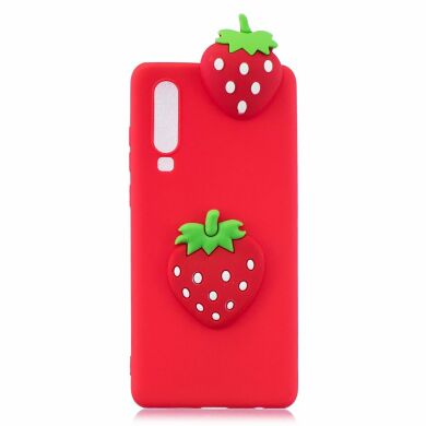 Силіконовий (TPU) чохол UniCase 3D Cartoon Pattern для Samsung Galaxy A70 (A705) - Strawberry