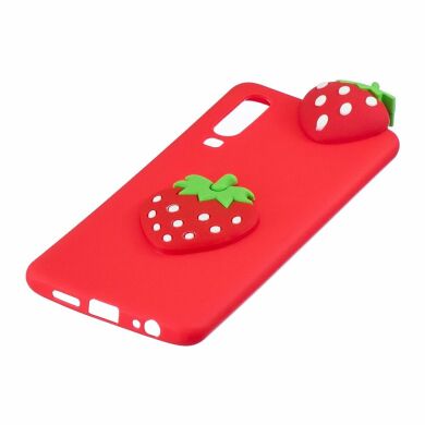 Силіконовий (TPU) чохол UniCase 3D Cartoon Pattern для Samsung Galaxy A70 (A705) - Strawberry