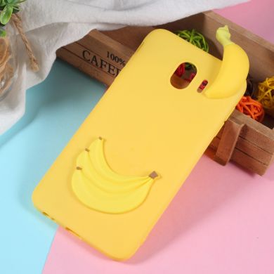 Силиконовый (TPU) чехол UniCase 3D Pattern для Samsung Galaxy J4 2018 (J400) - Banana Pattern