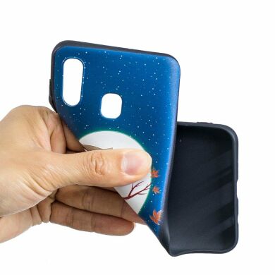 Силиконовый (TPU) чехол UniCase Color Style для Samsung Galaxy A30 (A305) - Owl on Branch