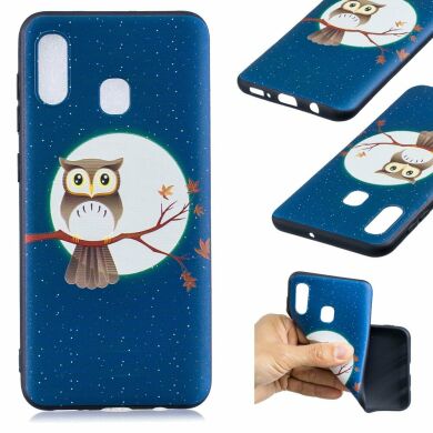 Силиконовый (TPU) чехол UniCase Color Style для Samsung Galaxy A30 (A305) - Owl on Branch