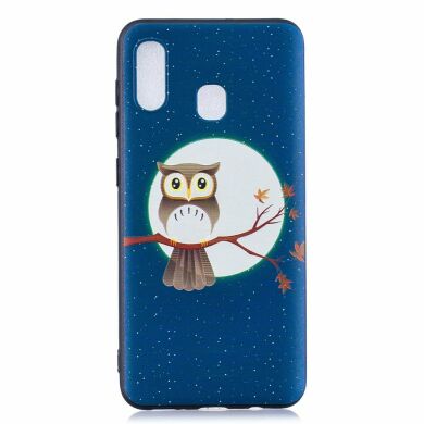 Силиконовый (TPU) чехол UniCase Color Style для Samsung Galaxy A30 (A305) - Owl on Branch
