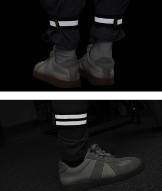 Светоотражающий браслет ENLEE Reflective Straps - Black