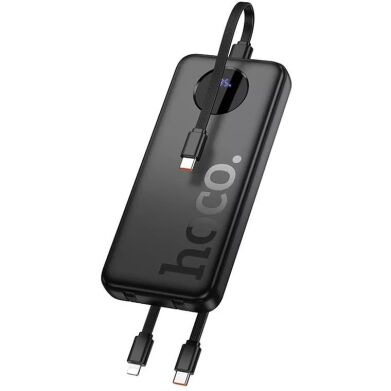 Внешний аккумулятор HOCO J132 Sabio 22.5W + PD20W (10000mAh) + кабель 2Type-C + Lightning - Black