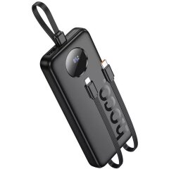 Внешний аккумулятор HOCO J132 Sabio 22.5W + PD20W (10000mAh) + кабель 2Type-C + Lightning - Black