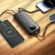 Внешний аккумулятор HOCO J132 Sabio 22.5W + PD20W (10000mAh) + кабель 2Type-C + Lightning - Black. Фото 5 из 5