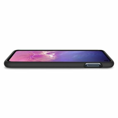 Защитная накладка Spigen (SGP) Silicone Fit для Samsung Galaxy S10e (G970) - Black