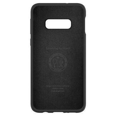 Защитная накладка Spigen (SGP) Silicone Fit для Samsung Galaxy S10e (G970) - Black