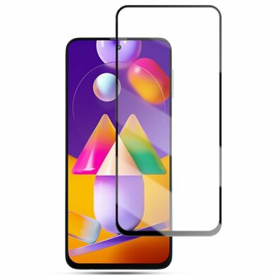 Захисне скло AMORUS Full Glue Tempered Glass для Samsung Galaxy M31 (M315) - Black