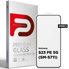 Защитное стекло ArmorStandart Pro 5D для Samsung Galaxy S23 FE - Black