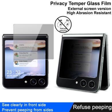 Защитное стекло IMAK Privacy 9H Protect для Samsung Galaxy Flip 5 - Transparent