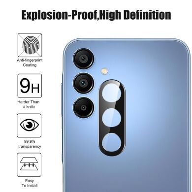 Защитное стекло на заднюю камеру Deexe Black Camera Lens для Samsung Galaxy A27 (A276) - Black