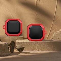 Защитный чехол Deexe Armor Cover для Samsung Galaxy Buds Live / Buds Pro / Buds 2 / Buds 2 Pro / Buds FE - Red