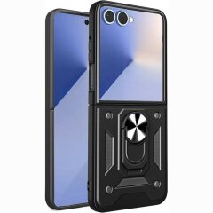 Защитный чехол Deexe Armor Shield для Samsung Galaxy Flip 8 - Black