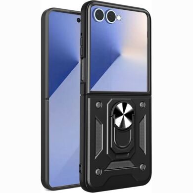 Защитный чехол Deexe Armor Shield для Samsung Galaxy Flip 8 - Black