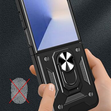 Защитный чехол Deexe Armor Shield для Samsung Galaxy Flip 8 - Black