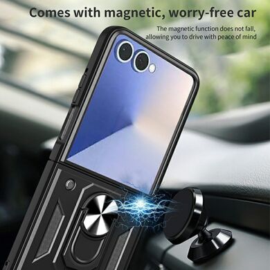 Защитный чехол Deexe Armor Shield для Samsung Galaxy Flip 8 - Black