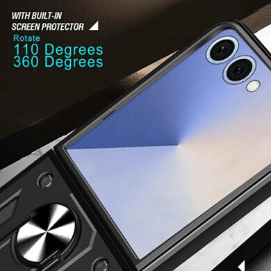 Защитный чехол Deexe Armor Shield для Samsung Galaxy Flip 8 - Black