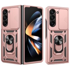 Захисний чохол Deexe Armor Shield (FF) для Samsung Galaxy Fold 7 - Rose Gold