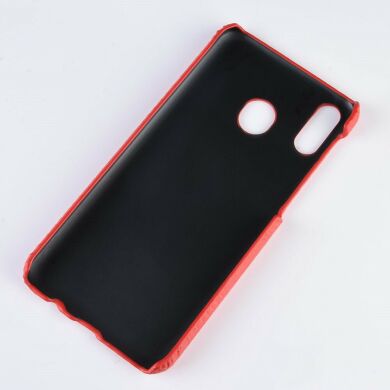 Защитный чехол Deexe Croco Style для Samsung Galaxy A40 (А405) - Red