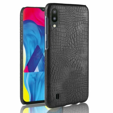 Захисний чохол Deexe Croco Style для Samsung Galaxy M10 (M105) - Black