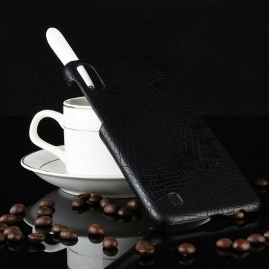 Защитный чехол Deexe Croco Style для Samsung Galaxy M10 (M105) - Black