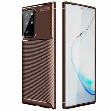 Захисний чохол Deexe Fusion для Samsung Galaxy Note 20 Plus / Note 20 Ultra - Brown