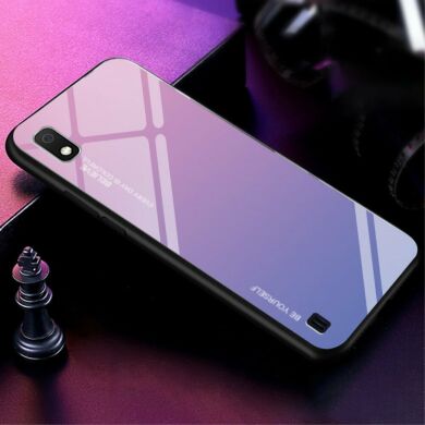 Захисний чохол Deexe Gradient Color для Samsung Galaxy A10 (A105) - Pink / Purple