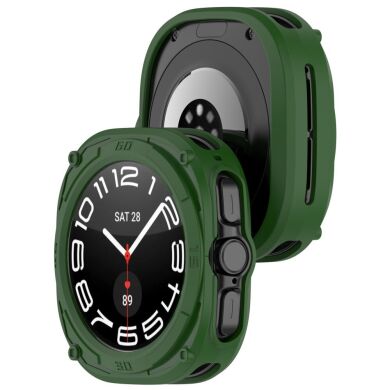 Защитный чехол Deexe Hollow Cover для Samsung Galaxy Watch Ultra (47mm) - Green