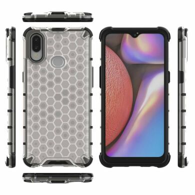 Защитный чехол Deexe Honeycomb Series для Samsung Galaxy A10s (A107) - White