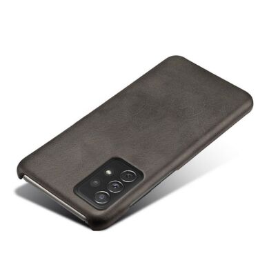 Захисний чохол Deexe Leather Back Cover для Samsung Galaxy A73 (А736) - Black
