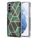 Захисний чохол Deexe Marble Pattern для Samsung Galaxy S21 - Green