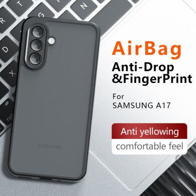 Защитный чехол Deexe Matte Skin для Samsung Galaxy A17 (A175) - Black