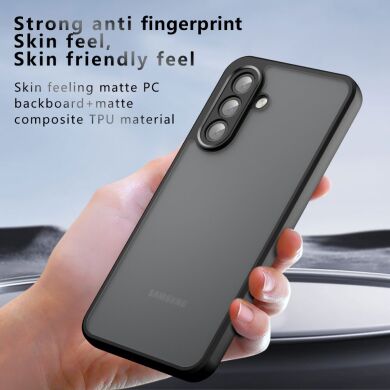 Защитный чехол Deexe Matte Skin для Samsung Galaxy A17 (A175) - Black
