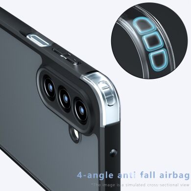 Защитный чехол Deexe Matte Skin для Samsung Galaxy A17 (A175) - Black
