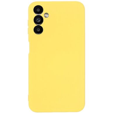 Защитный чехол Deexe Silicone Case для Samsung Galaxy A14 (А145) - Yellow