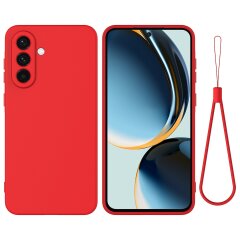 Захисний чохол Deexe Silicone Case для Samsung Galaxy A57 (A576) - Red
