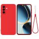 Захисний чохол Deexe Silicone Case для Samsung Galaxy A57 (A576) - Red