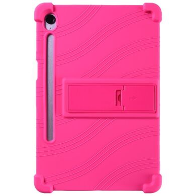 Защитный чехол Deexe Silicone Kickstand для Samsung Galaxy Tab S11 (X730/X736) - Rose