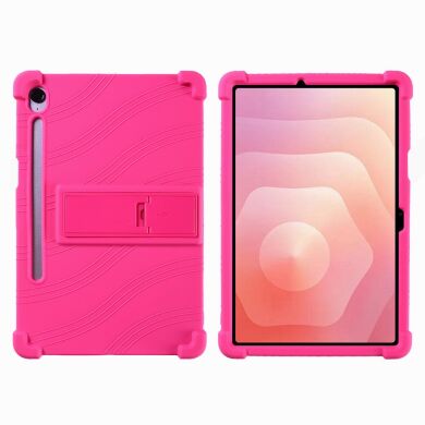 Защитный чехол Deexe Silicone Kickstand для Samsung Galaxy Tab S11 (X730/X736) - Rose