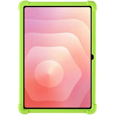 Защитный чехол Deexe Silicone Kickstand для Samsung Galaxy Tab S12 Plus - Green