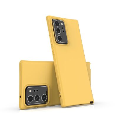 Захисний чохол Deexe Soft Cover для Samsung Galaxy Note 20 Ultra (N985) - Yellow