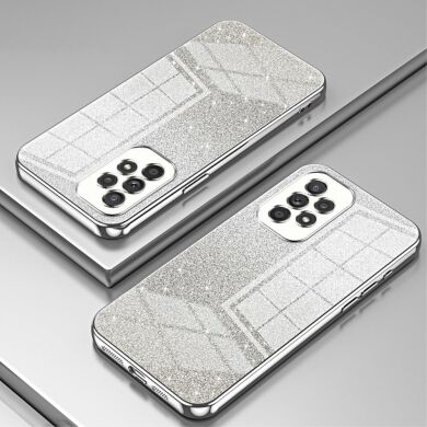 Защитный чехол Deexe Sparkles Cover для Samsung Galaxy A33 (A336) - Silver