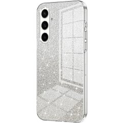 Защитный чехол Deexe Sparkles Cover для Samsung Galaxy S26 - Transparent