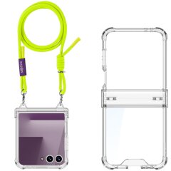 Захисний чохол GKK AirBag with Strap для Samsung Galaxy Flip 7 - Yellow