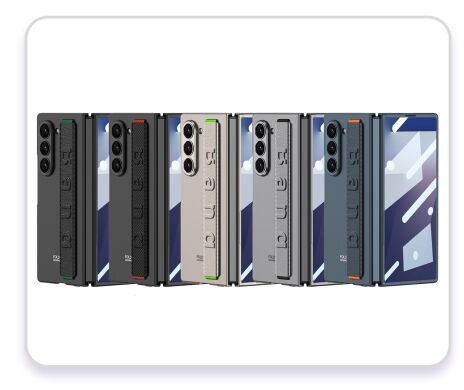 Защитный чехол GKK Band Strap для Samsung Galaxy Fold 7 - Black