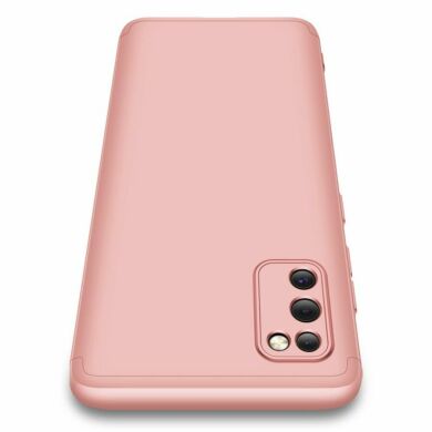 Защитный чехол GKK Double Dip Case для Samsung Galaxy A41 (A415) - Rose Gold